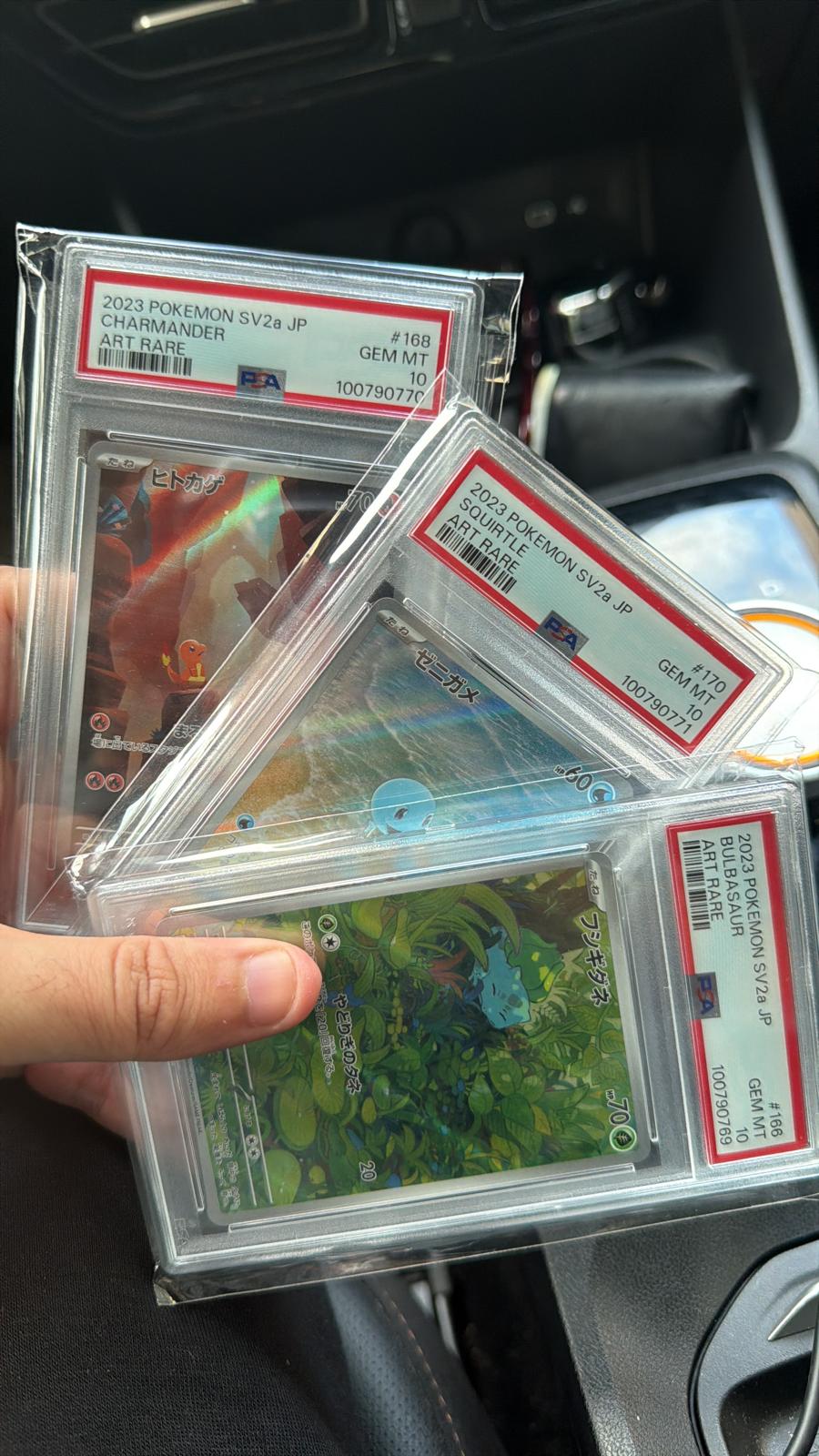 PSA gem-mint graded Pokémon cards